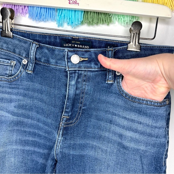 Lucky Brand Lolita Super Skinny Jeans Dark Wash High Rise Denim Pants Size 6 - Picture 4 of 15
